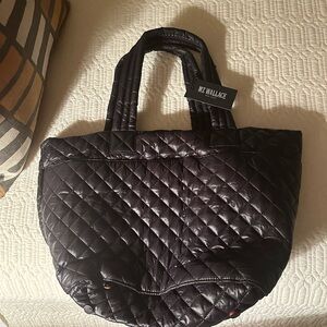 MZ Wallace Quilted Black Shoulder Bag